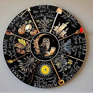 Seasonal Wheel of the Year Wall Art